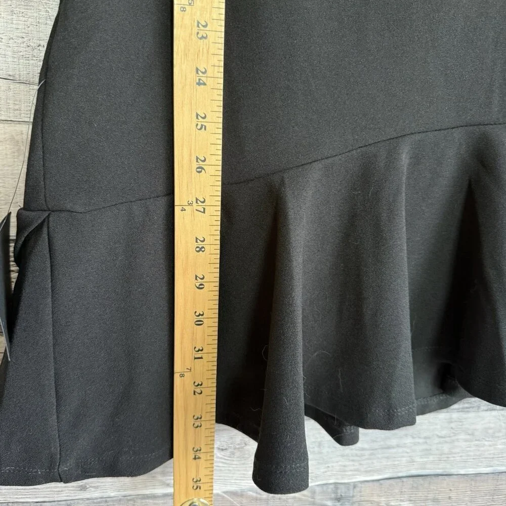 Lulus Dress One Shoulder Mini Dress Black Womens Size Medium NWT - Picture 5 of 10